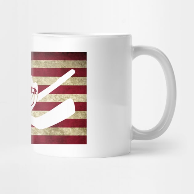 American Flag Hockey Goalie USA Ice Hockey by theperfectpresents